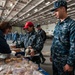 USS George Washington sailors at work