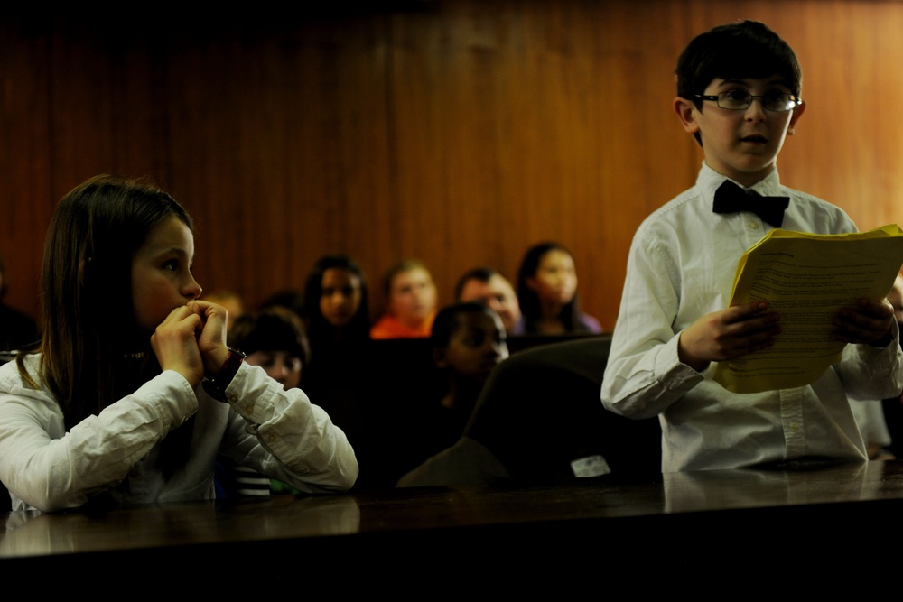 ‘The Trial of the Big Bad Wolf’: Alconbury Elementary students hold mock trial