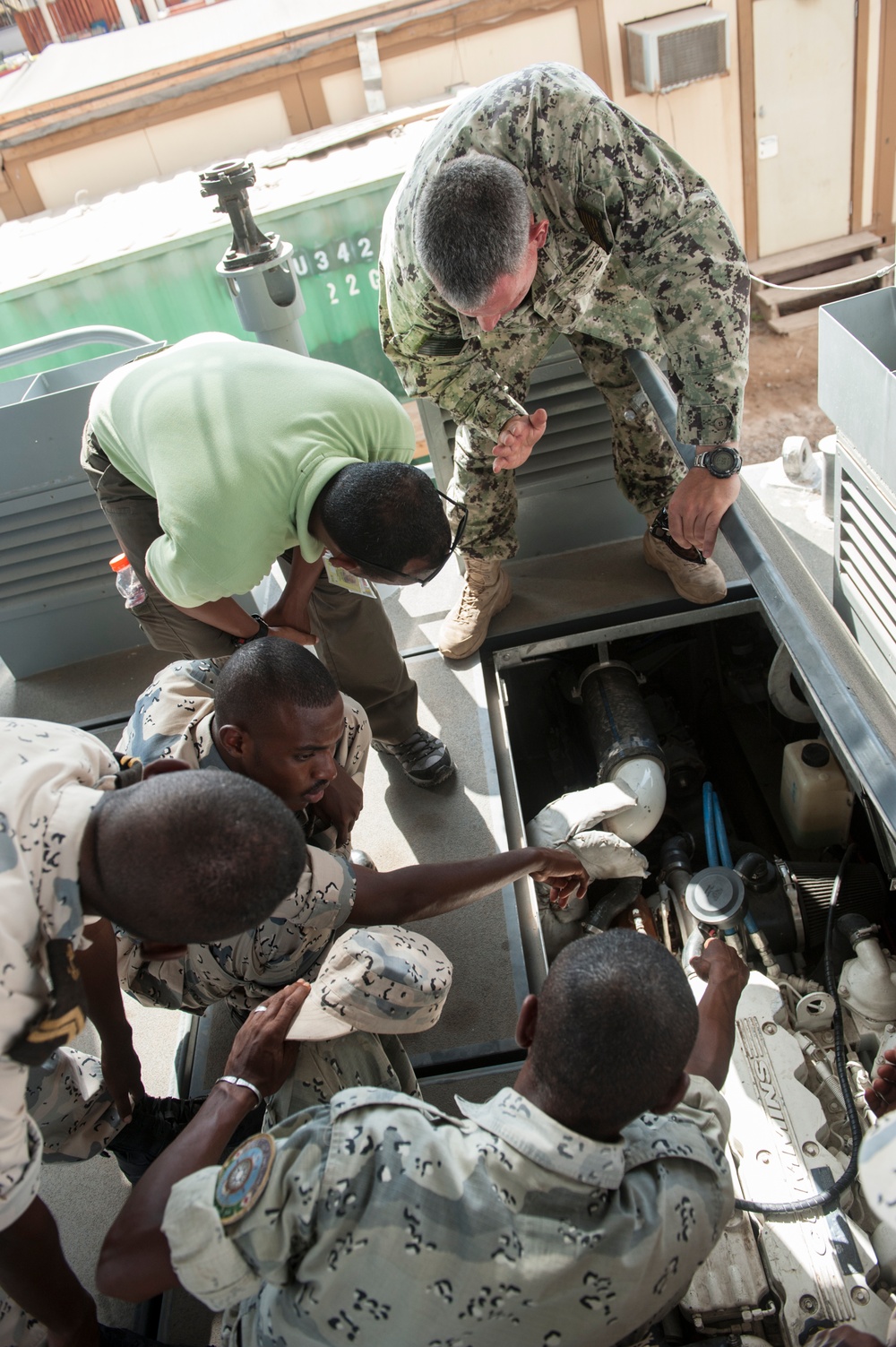 Djiboutian Coast Guard training