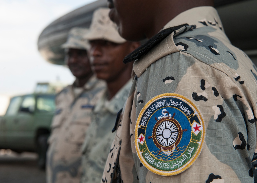 Djiboutian Coast Guard training