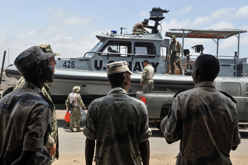 Djiboutian Coast Guard training