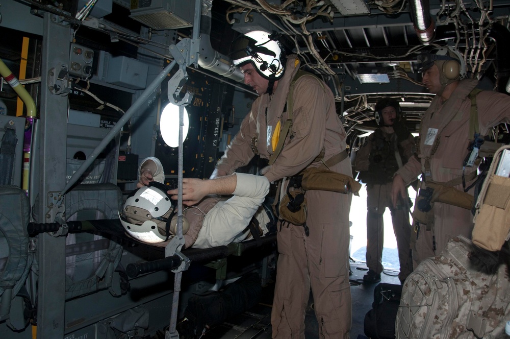 Sailor medically evacuated