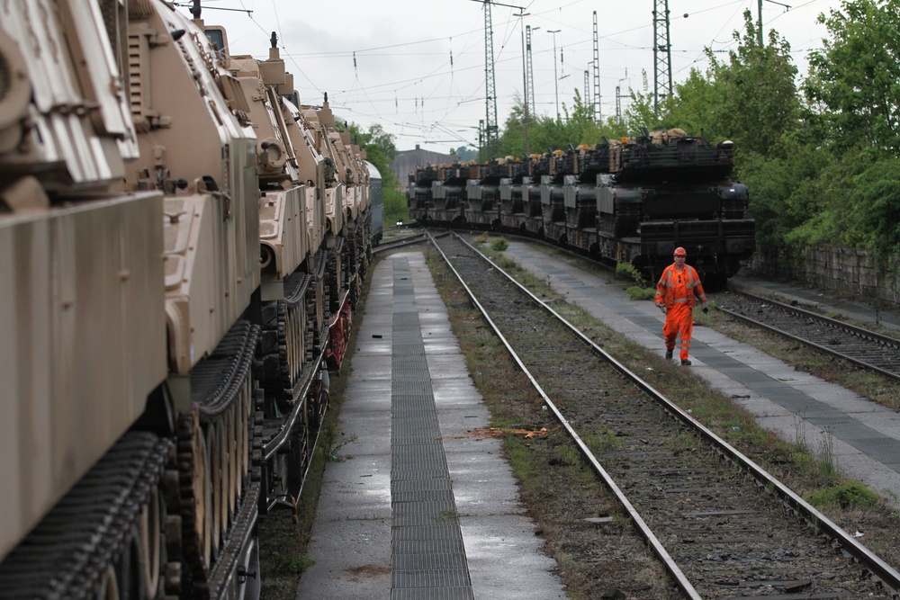 Tanks arrive