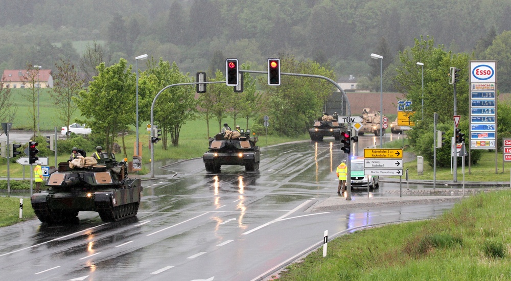 Driving to Hohenfels