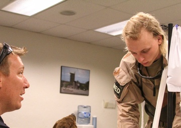 TCCC training provided during Exercise ANGEL THUNDER