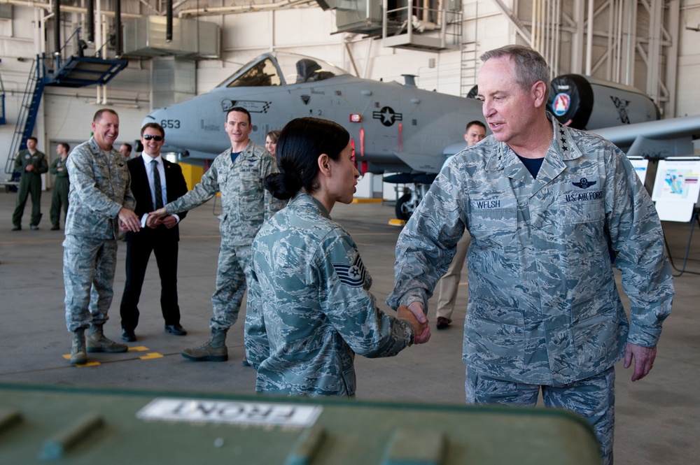 Air Force Chief of Staff tours Gowen Field