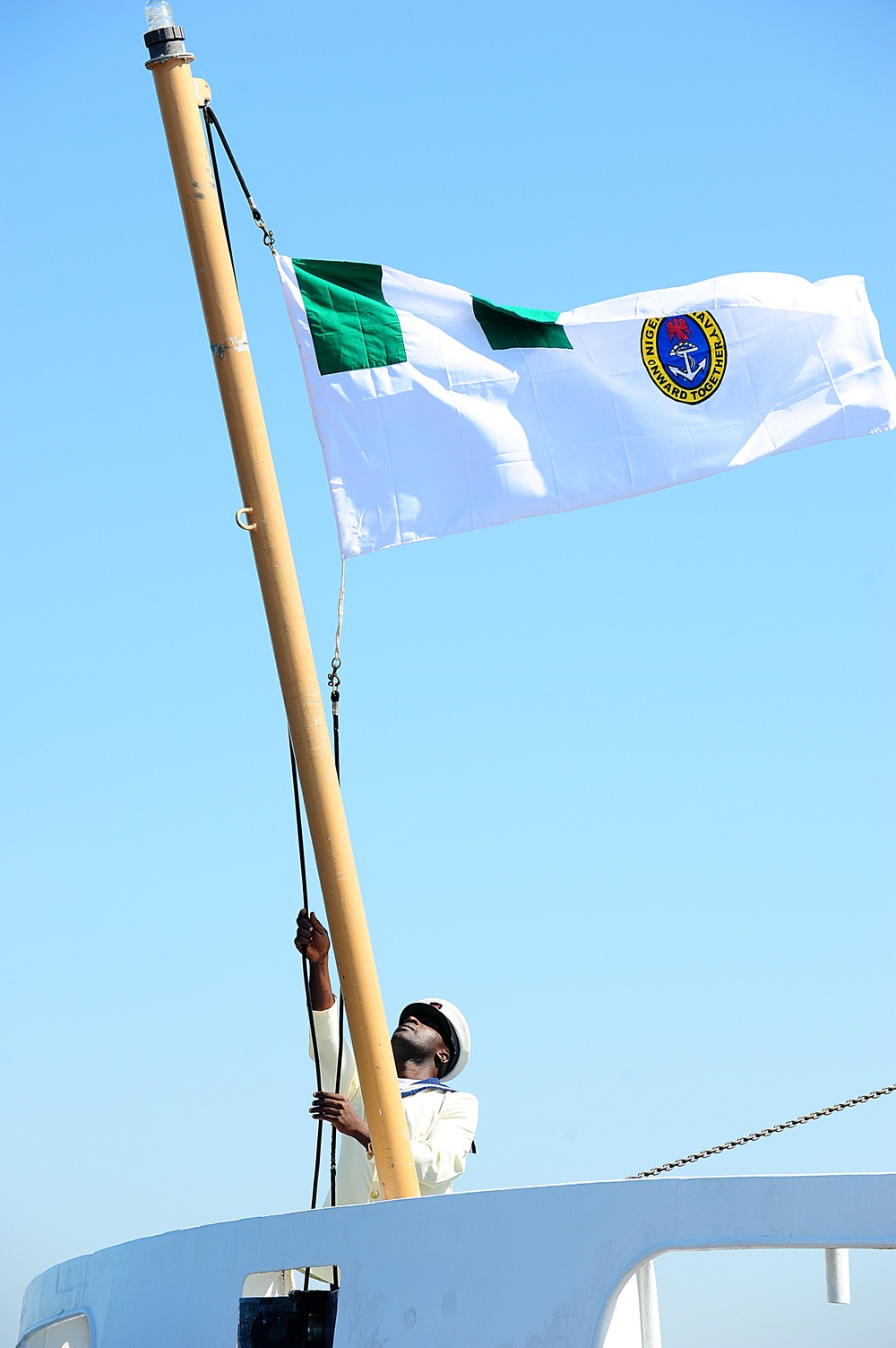 Former Coast Guard Cutter Gallatin transfered to Nigerian navy