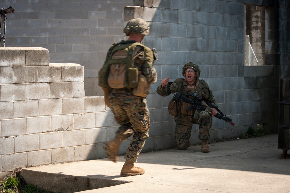 Marines conduct Urban Operations training