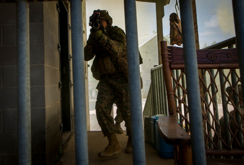 Marines conduct Urban Operations training