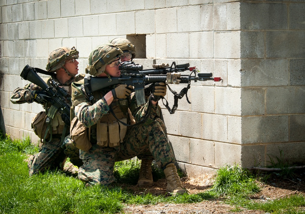 Marines conduct Urban Operations training