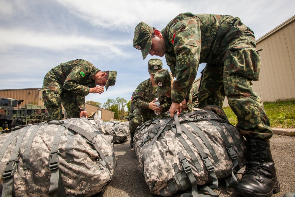 NJARNG trains Albanian OCS candidates