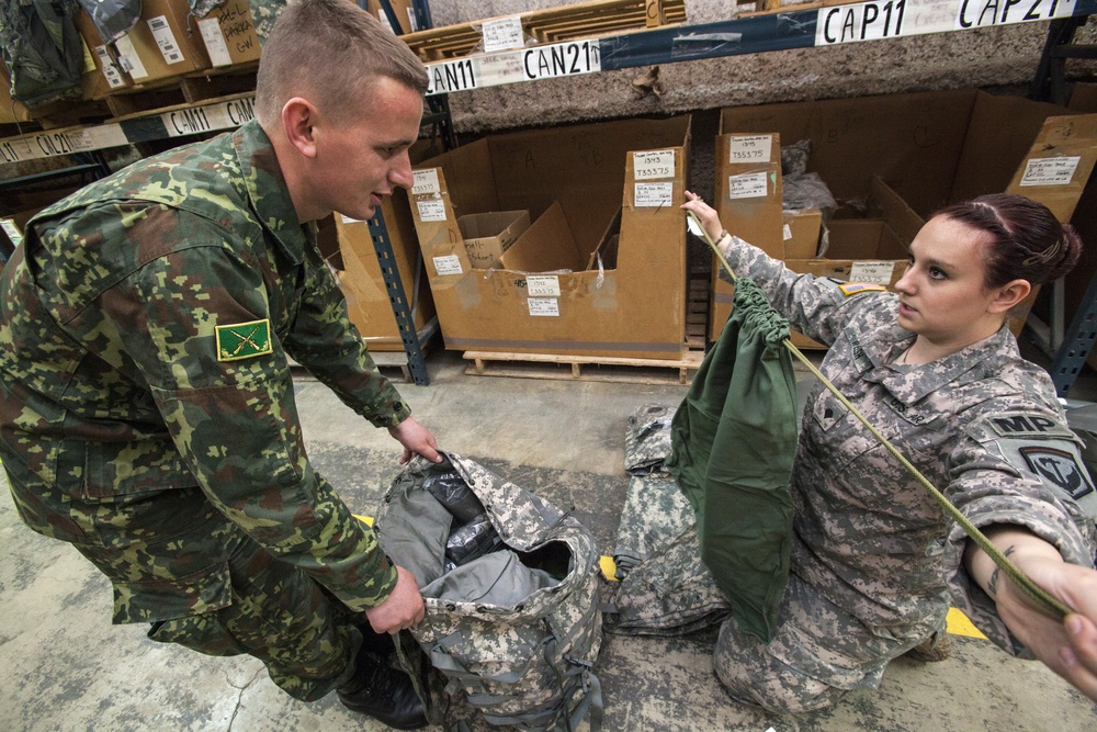 NJARNG trains Albanian OCS candidates