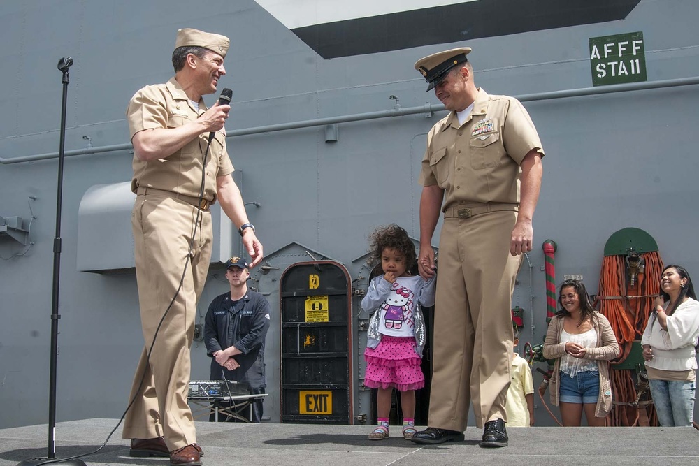 USS Peleliu CPO pinning ceremony