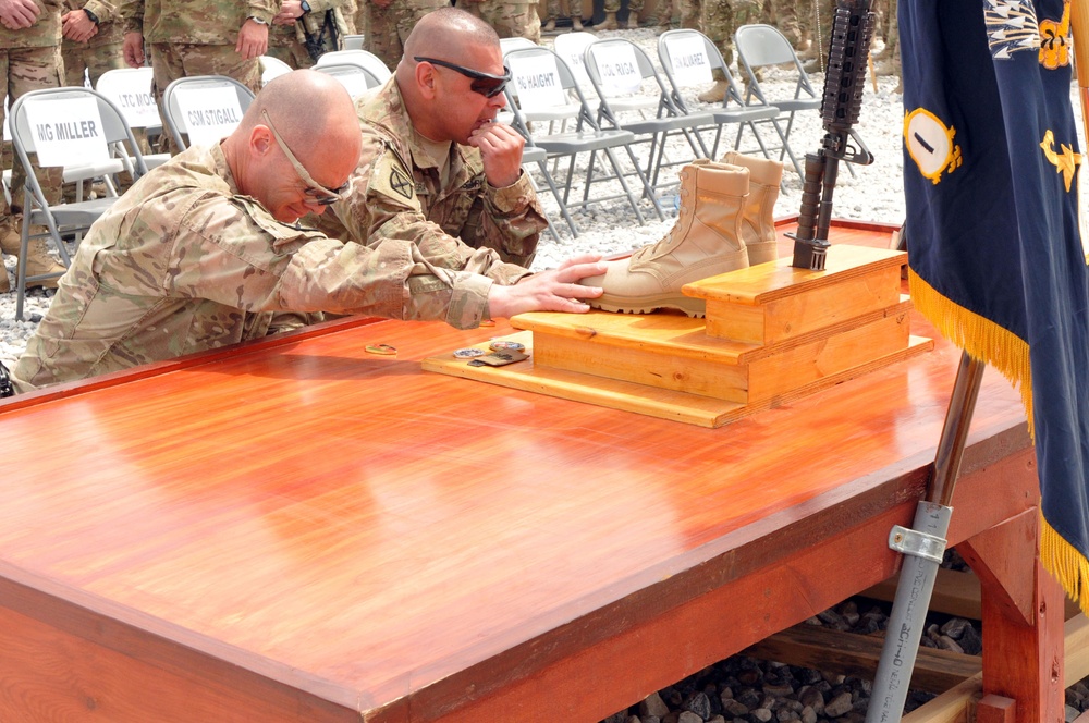 Fallen Spartan Soldier remembered  for courage