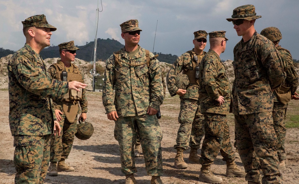 U.S. Marine Forces Deputy Commander for Balikatan Exercise Visits Troops