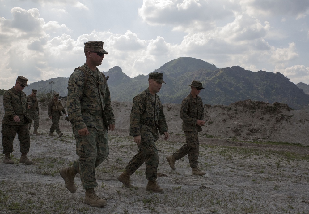 U.S. Marine Forces Deputy Commander for Balikatan Exercise Visits Troops