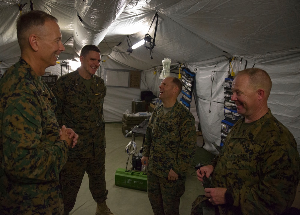 U.S. Marine Forces Deputy Commander for Balikatan Exercise Visits Troops