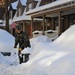 Shoveling snow