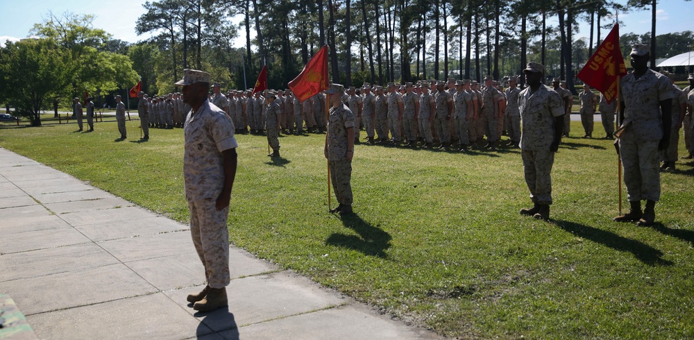 Eighth Communication Battalion, 2nd ANGLICO receive Chesty Puller Award