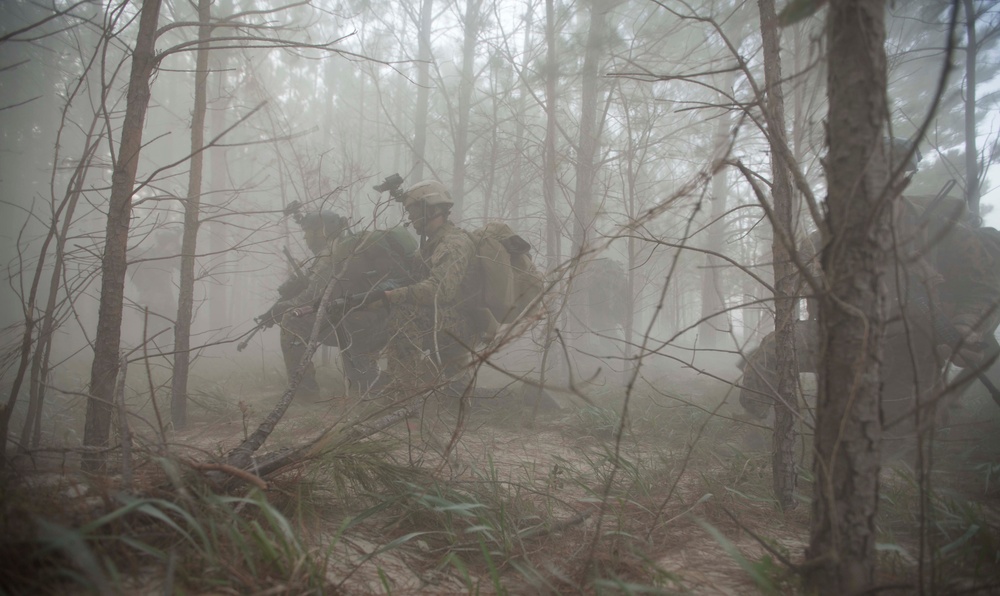 Marine Corps Special Operations Command Individual Training Course students participate in Raider Spirit