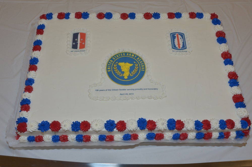 191st &amp; 189th Celebrate the 106th Army Reserve Birthday.