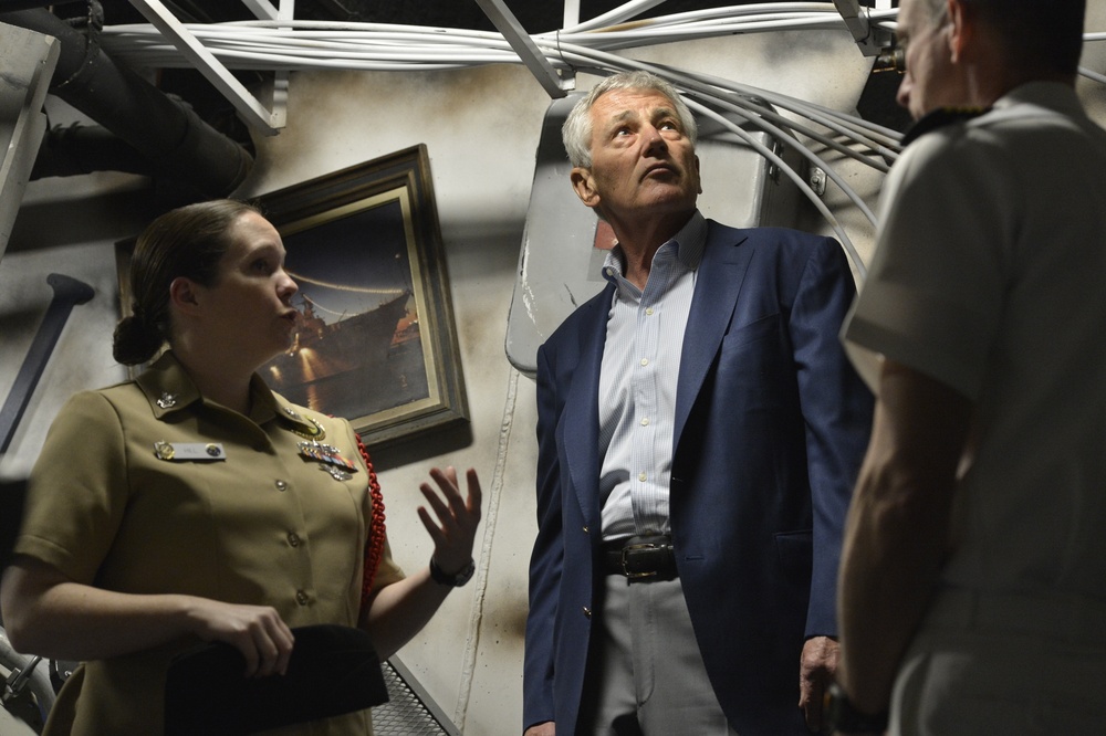 Hagel visit
