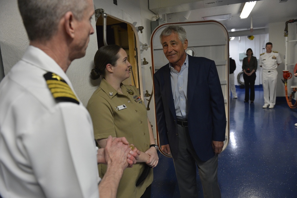 Hagel visit