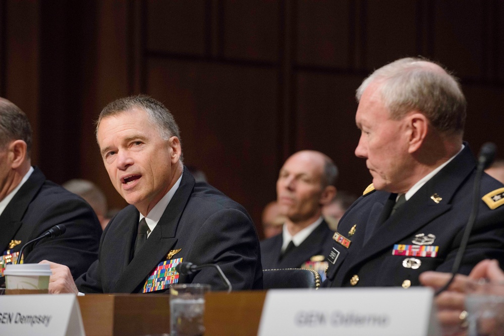 CJCS VCJCS Service Chiefs SASC hearing on military compensation