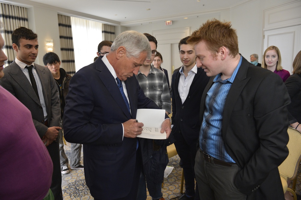 Hagel visit