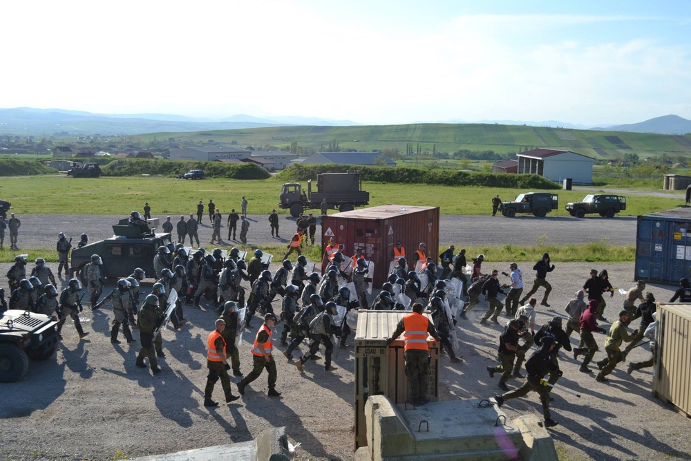 Dispersing the crowd