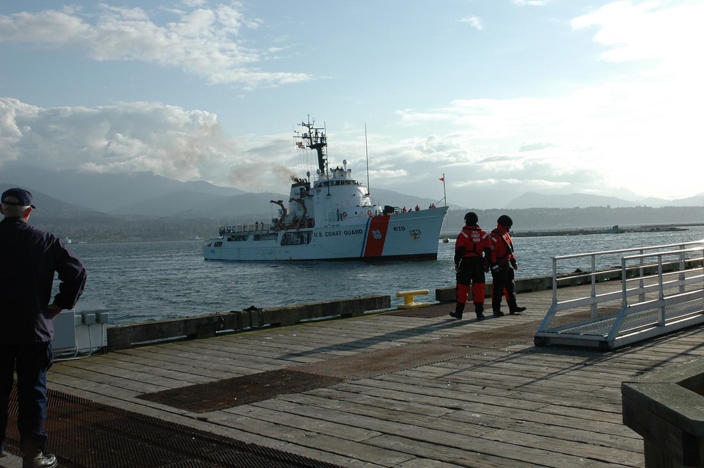 Coast Guard Cutter Active returns home