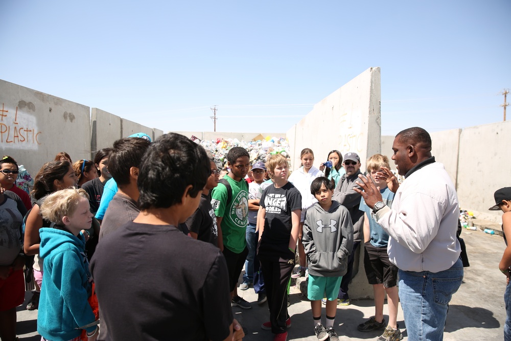 Combat Center welcomes local students