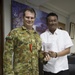 AFP, Australian Army and U.S. service members meet with the governor or Albay province