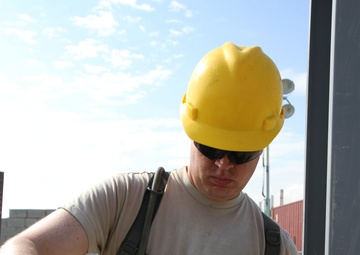 Engineers build morale while building facilities