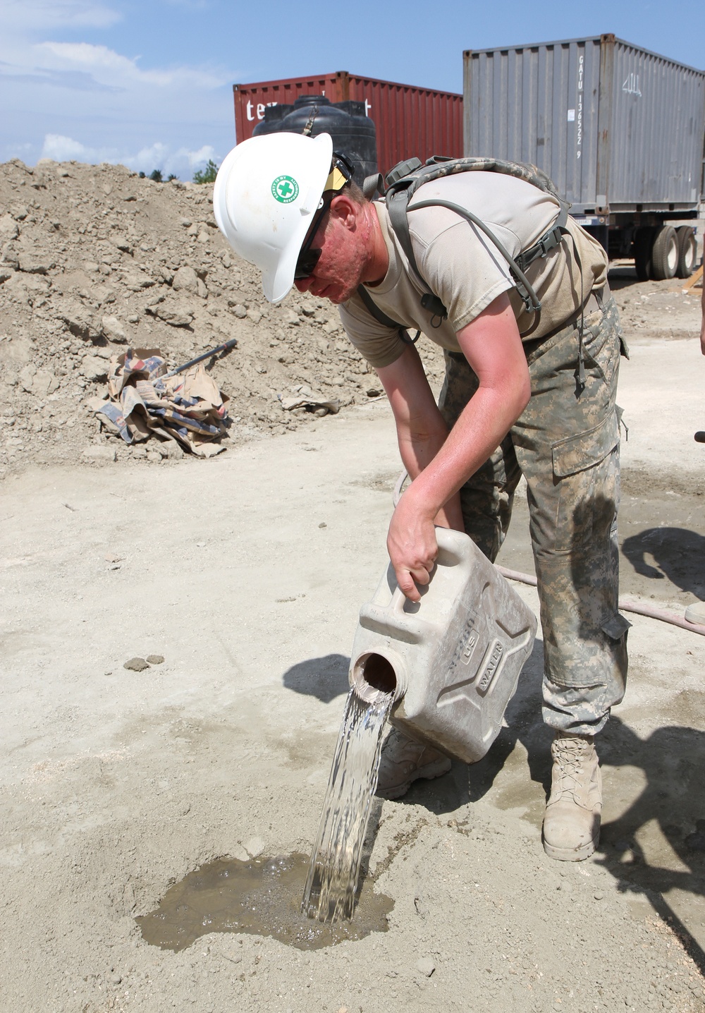 Engineers build morale while building facilities