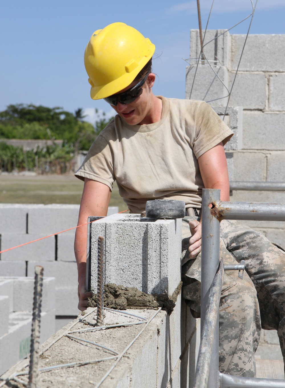 Engineers build morale while building facilities