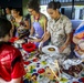 MRF-D Marines cook food for Alawa primary school