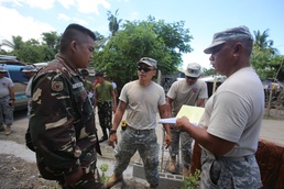 Philippine and U.S. combat engineers develop school and friendships in the Philippines