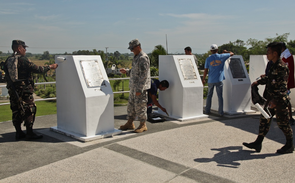 Cabanatuan American Memorial restoration project is a HUGH success