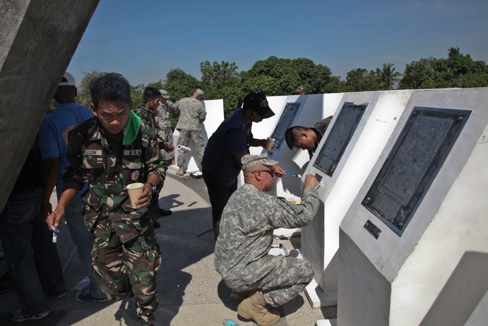 Cabanatuan American Memorial restoration project is a HUGH success