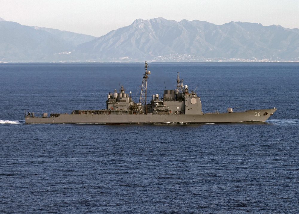 George H.W. Bush is conducting training operations in the Atlantic Ocean.