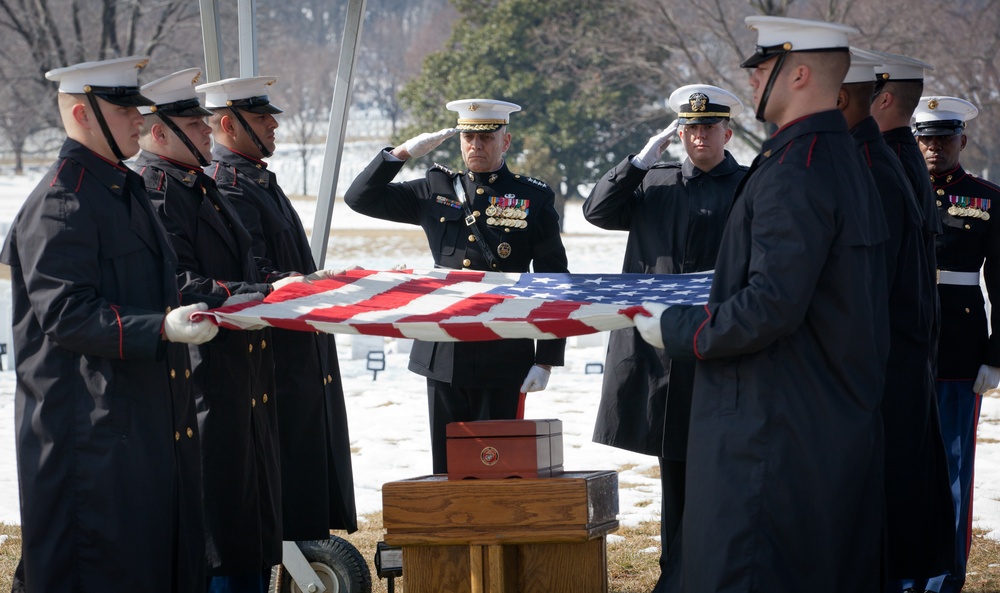 Funeral service for retired Col. Charles Waterhouse