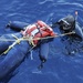 USS Blue Ridge man overboard drill