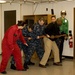 Navy firefighting training