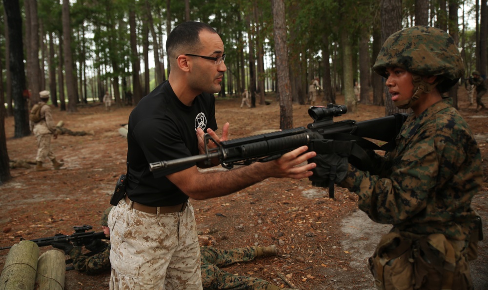 Photo Gallery: Recruits learn basic Marine Corps field, combat skills on Parris Island