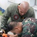 Philippine Airmen and US Marines train on aircraft crash fire rescue equipment