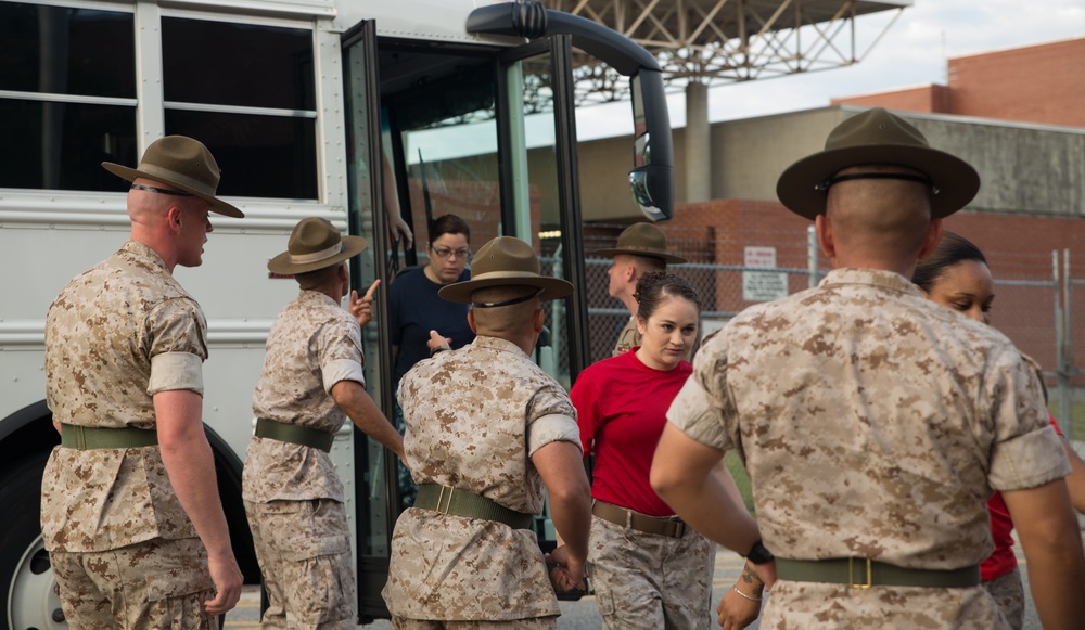 Spouses experience glimpse of military life on Parris Island