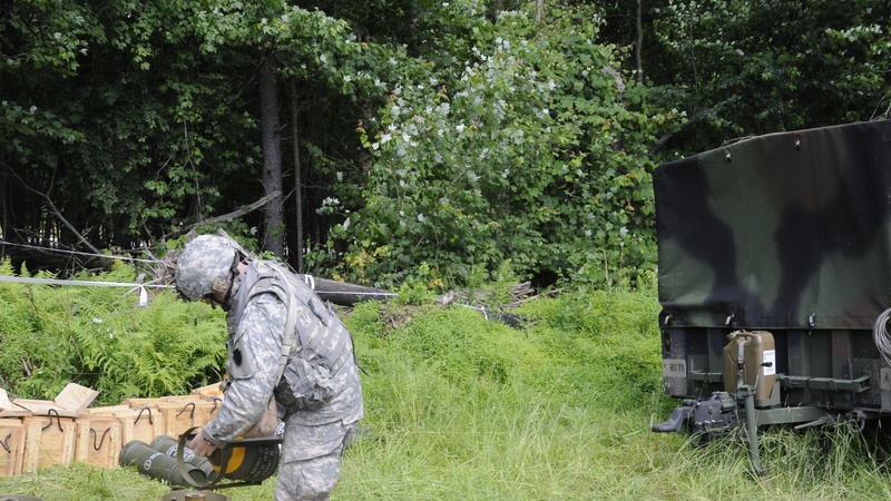 July 2019 demolitions, mortars, and Bradley training at Fort Indiantown Gap