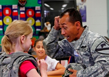 Lancers go back to school for career day