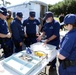 A Coast Guard auxiliarist teaches about the causes and effects of electric shock